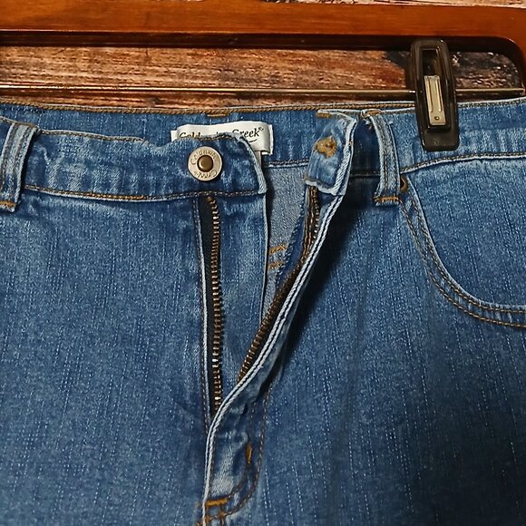 Coldwater Creek Vintage 90s Jeans 14P Mom Style High Rise Straight Blue Denim - Picture 6 of 8